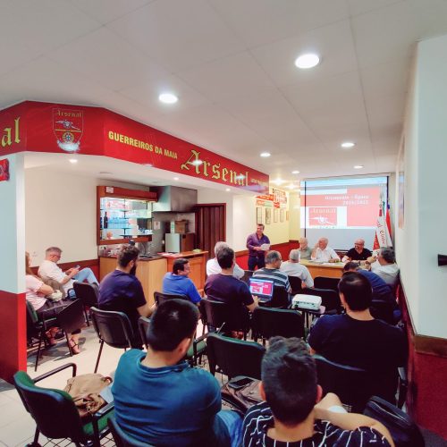 PEDRO ARAÚJO REELEITO PRESIDENTE DO ARSENAL DA MAIA