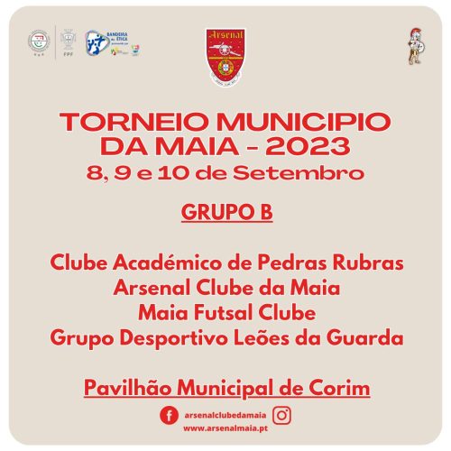 TORNEIO MUNICIPIO DA MAIA 2023