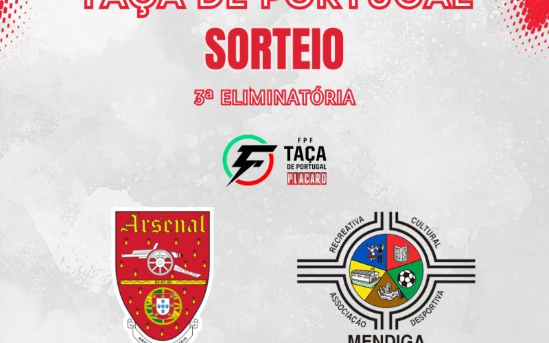 ARCD MENDIGA NO CAMINHO DO ARSENAL NA TAÇA DE PORTUGAL